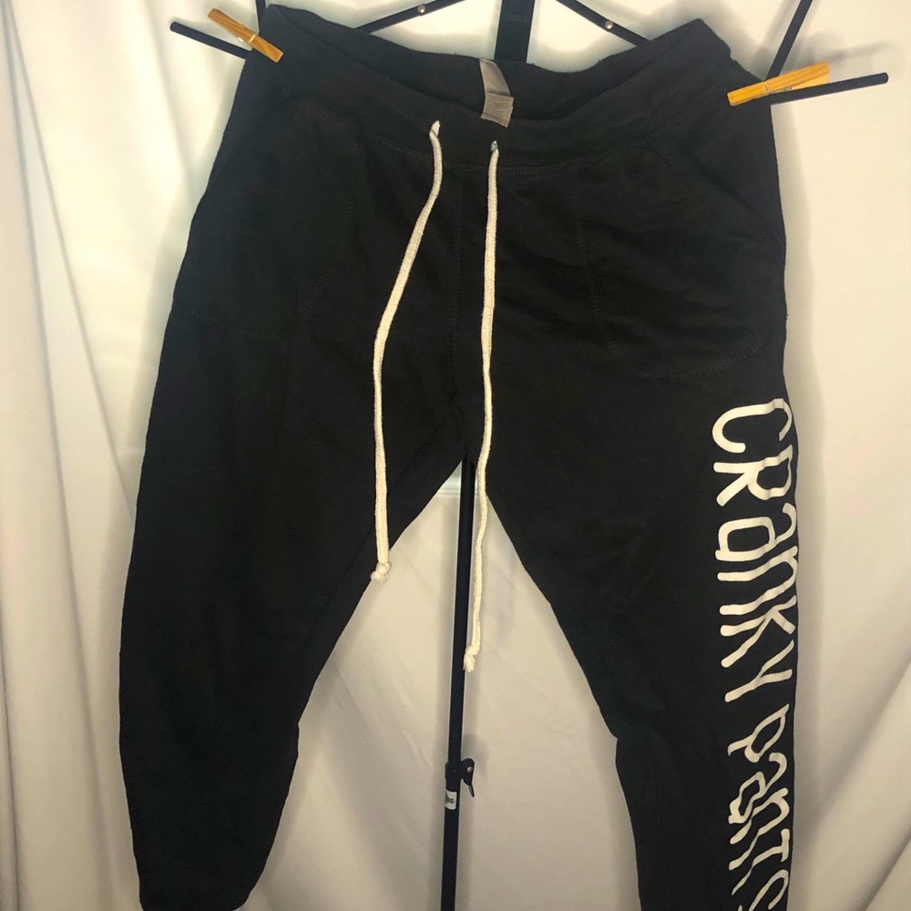 Capris sweatpants “Cranky Pants” size medium